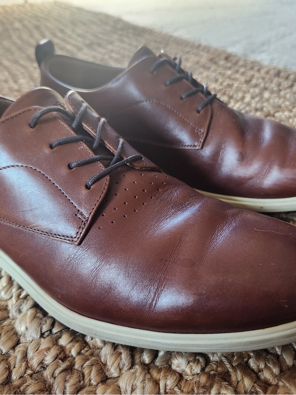Amberjack Men’s Leather Oxford - Picture 2 of 6